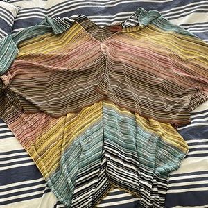 Missoni Multicolor Striped Swim Coverup